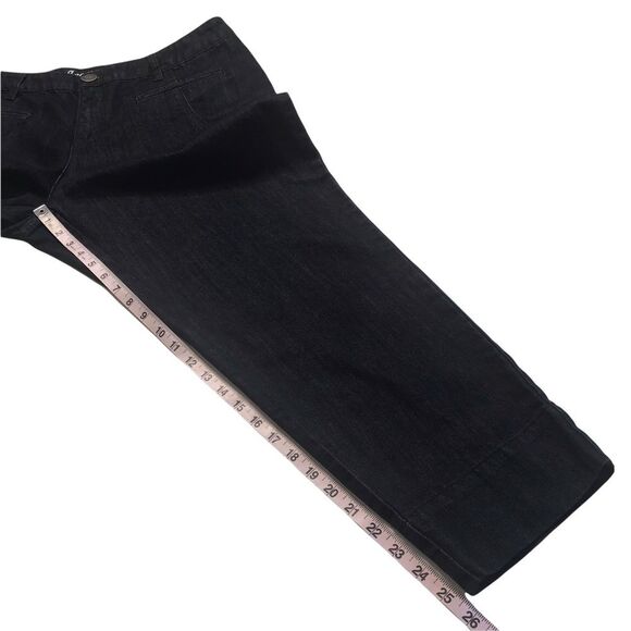Avenue Jeans Metallic Thread Cropped Trouser Jeans Sz 16 - Picture 8 of 11